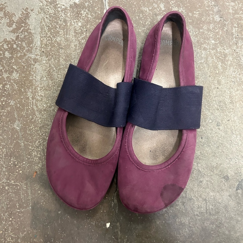 Camper mary janes Purple Flats
